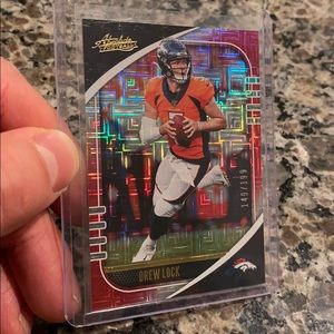 Drew Lock Denver Broncos Absolute Football Card